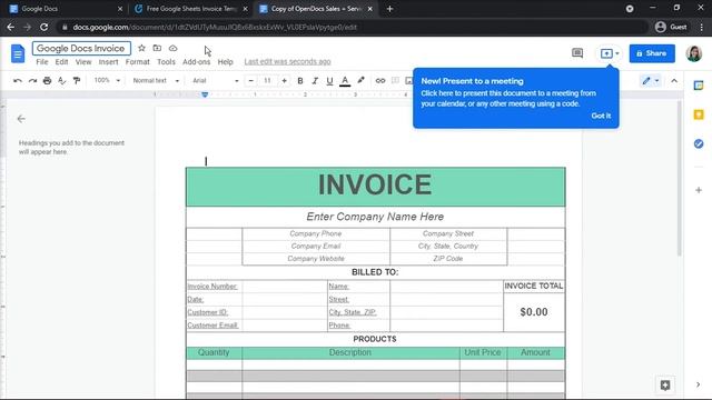 [HOW TO] Make an Invoice in Google Docs (Customizable Templates!) смотреть онлайн