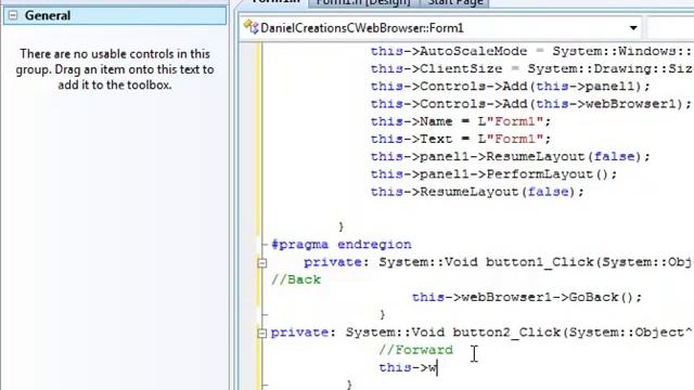 C++ .NET - How to make a WebBrowser (Step by Step) смотреть онлайн