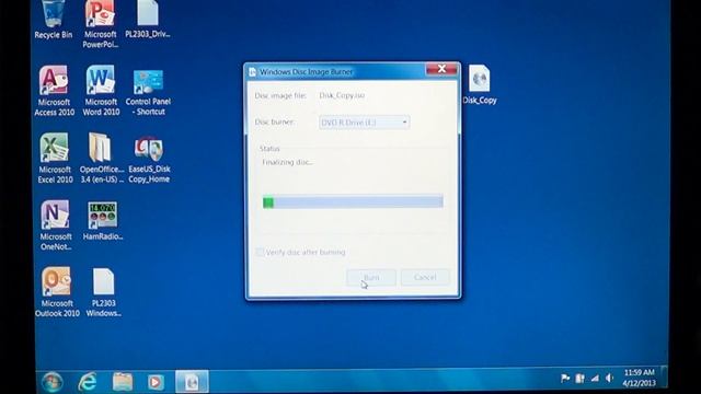 Windows 7 - How to burn ISO disc image files смотреть онлайн