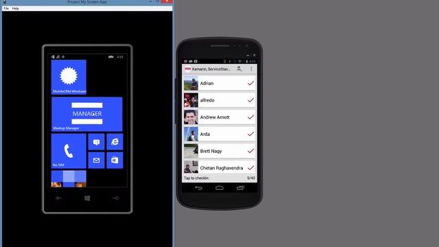 Screen Mirroring on iOS Android and WIndows Phone смотреть онлайн