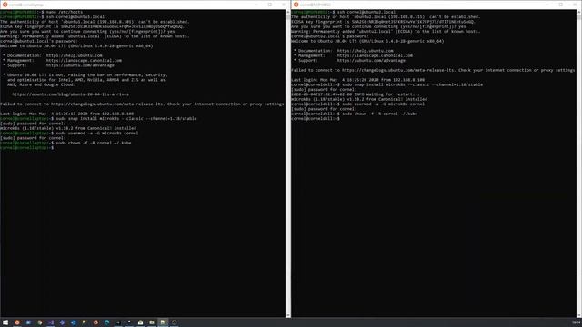 02 microk8s install 2node cluster 02 смотреть онлайн