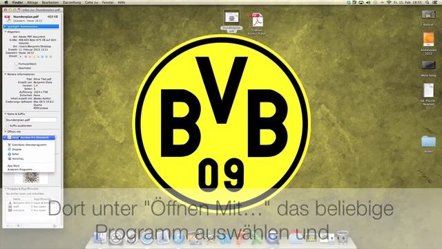 PDF Dateinen oder andere mit einem bestimmten Programme immer öfnnen Mac OS X HD 1080p смотреть онлайн