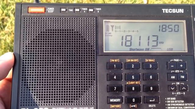 Ham radio chat on 17 meters with Tecsun PL 680 смотреть онлайн