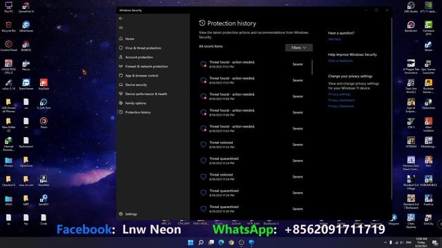 How to Clean Protection Windows Security On Win 10 | 11 смотреть онлайн