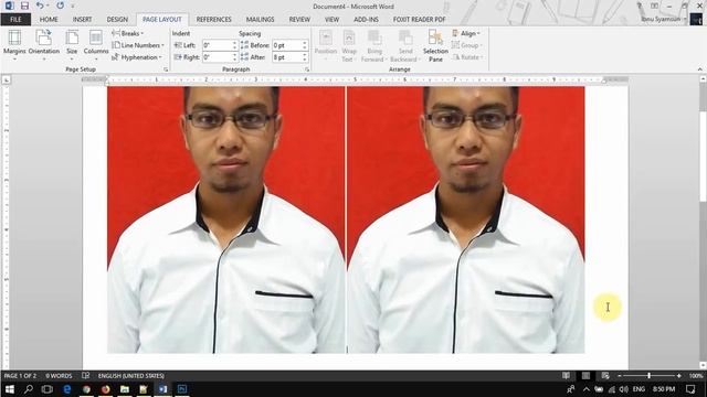 Cara mengganti background pas foto dengan microsoft word смотреть онлайн