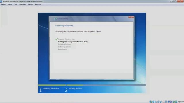 Tutorial Cara Install Windows 7 Enterprise Di Virtualbox смотреть онлайн