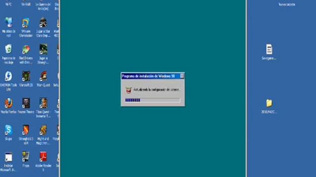 Actualizar Windows 95 a Windows 98 Parte 5 смотреть онлайн