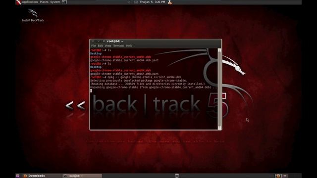 Run Google Chrome as root on Backtrack 5 R1 смотреть онлайн