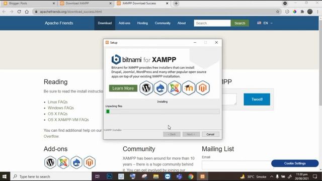 How to install XAMPP server for WordPress | Basics Tutorial 2022 смотреть онлайн