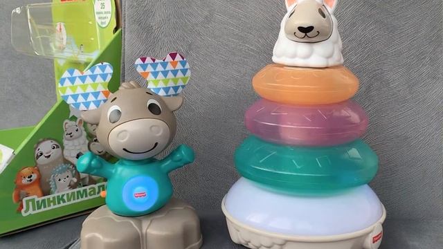 Развивающие игрушки Fisher Price Лось и Лама Фишер Прайс смотреть онлайн