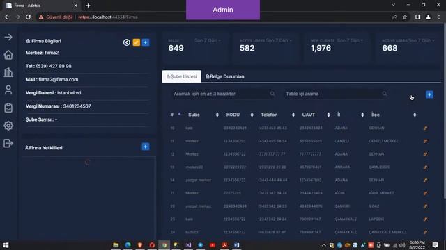 C# ASP.Net Core 5.0 Personel Takip Sistemi (01/08/2022) смотреть онлайн