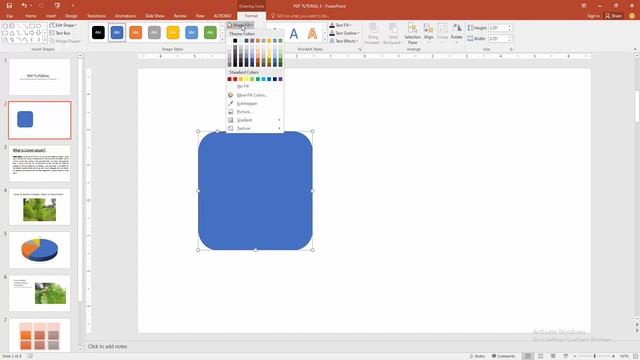How to insert picture in round shape in PowerPoint смотреть онлайн