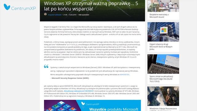Windows XP zmartwychwstał! | To był tydzień z Microsoft #65 смотреть онлайн