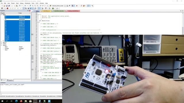 Nucleo L053R8 - Timer and usec Delay смотреть онлайн