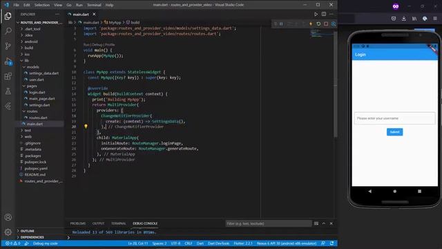 Flutter State Management - Routes and Provider смотреть онлайн