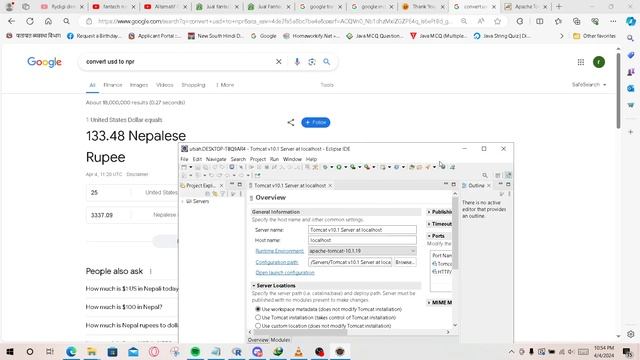 Insall Tomcat in Eclipse : Java Web Developers смотреть онлайн