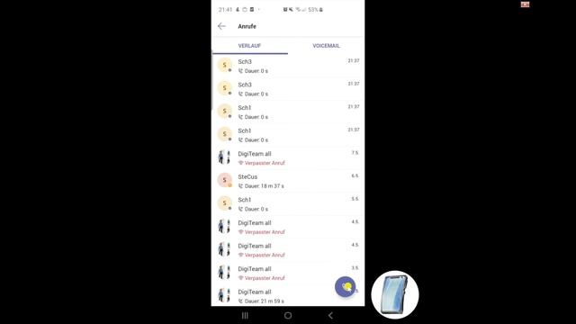 19 Microsoft Teams - Anrufen - mit anderen in Kontakt treten (Android) für Schüler смотреть онлайн
