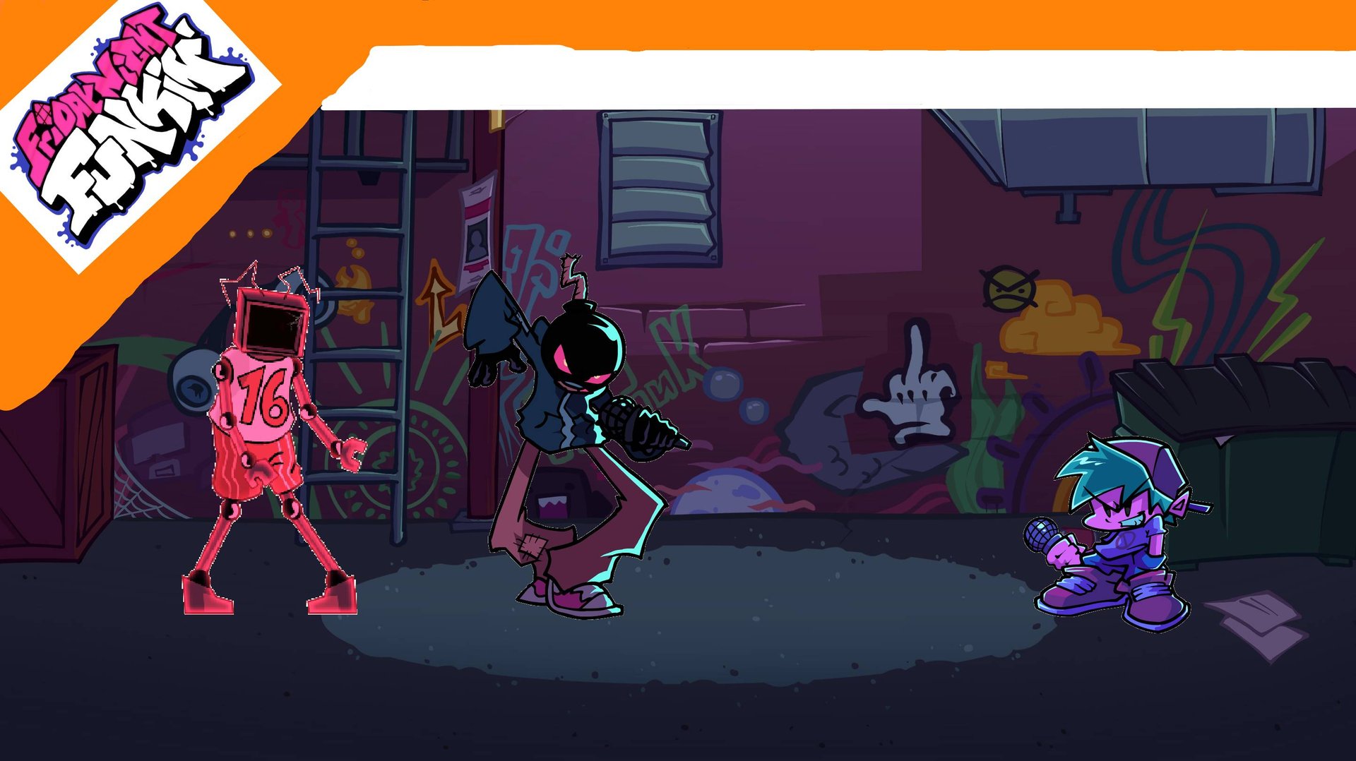 Витти в ерект и Хекс електроник🎶Friday Night Funkin Vs Whitty Erect,Project Chino's Chaos