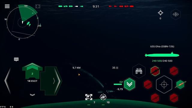 USS Ohio - Full Swammer Missile.. Nightmare for Submarine - Modern Warships смотреть онлайн