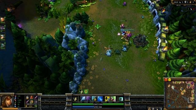 How to Play Ashe in League of Legends (against a double jungle!) смотреть онлайн