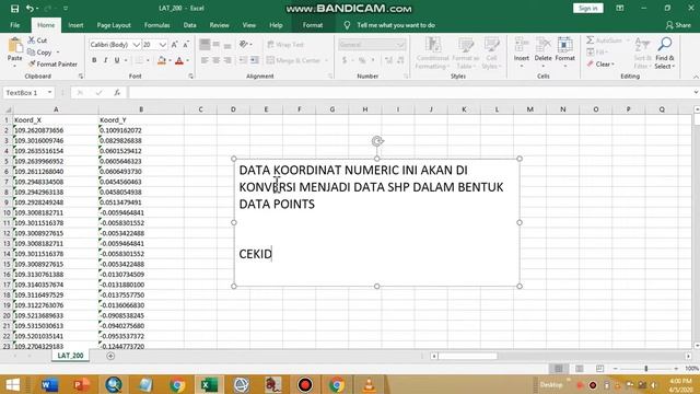 KONVERSI DATA KOORDINAT CSV KE SHAPEFILES смотреть онлайн