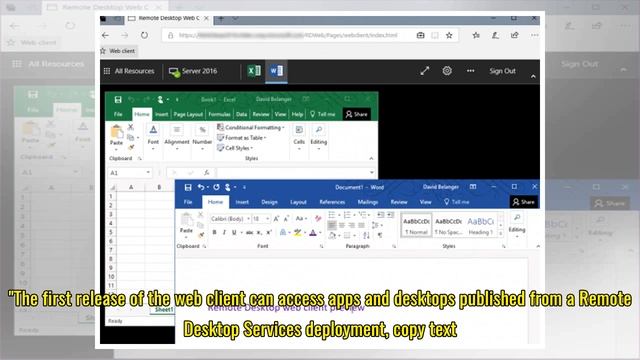 Microsoft releases HTML5-based Remote Desktop web client preview смотреть онлайн