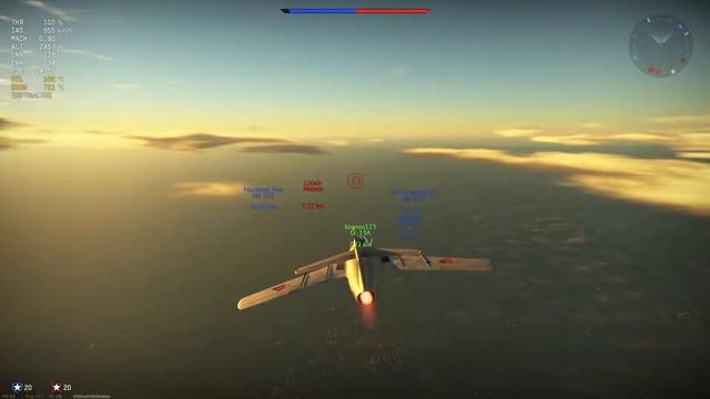 War Thunder: First Game in Mig 15Bis #ROCO смотреть онлайн
