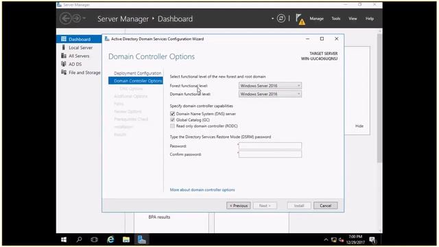 How to configure Domain Controller ADDS Windows Server Active Directory 2012,2012R2,2016 смотреть онлайн