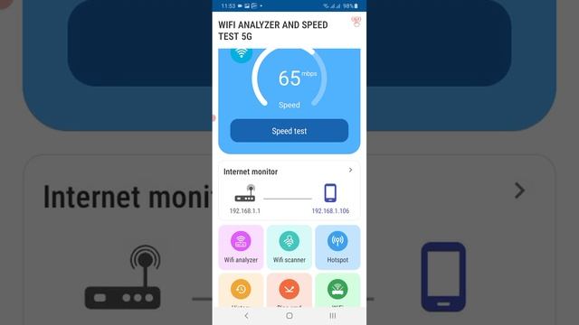 WiFi Analyzer & Speed Test 5G, 4G, 3G смотреть онлайн