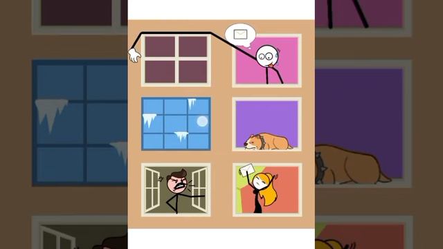 Thief Puzzle Level 67 - funny Stickman - Gameplay Walkthrough -Game New Android смотреть онлайн