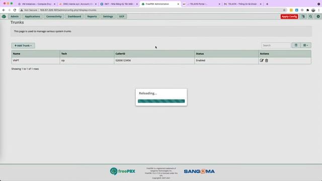 Kết nối trunk tổng đài Freepbx để gọi ra ngoài / Kiên Lê TV смотреть онлайн