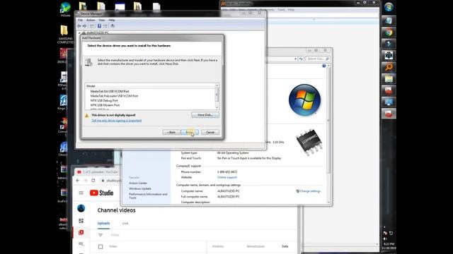 How To Manually Install Android CDC Drive And Android VCOM Driver XP 7 8 10 смотреть онлайн