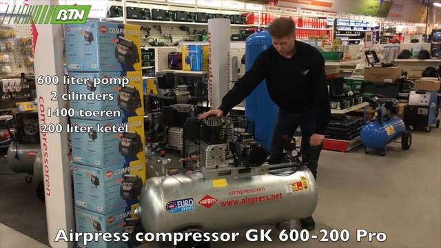 Airpress compressor GK 600-200 Pro - BTN de Haas (732064) смотреть онлайн