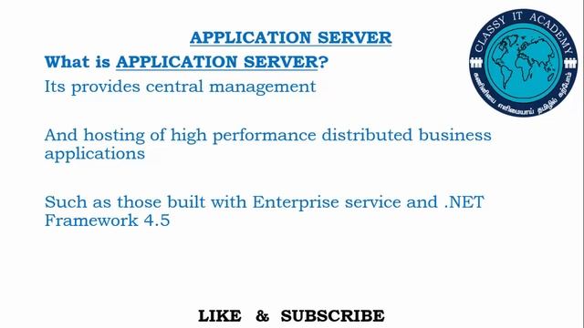 தமிழில் MCSA MCSE WINDOWS APPLICATION SERVER CLASSY IT ACADEMY смотреть онлайн
