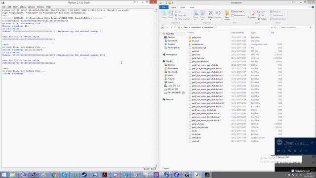 Demo VHDL PYTHON Binair to BCD смотреть онлайн