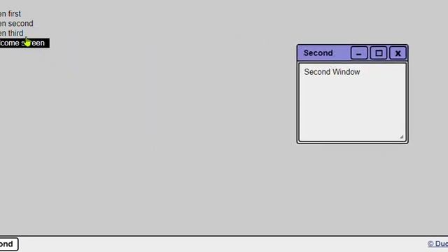 Duckdows - HTML Windows Clone смотреть онлайн