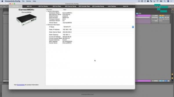 Network MIDI setup with PlayAudio12 and MIDI4+
