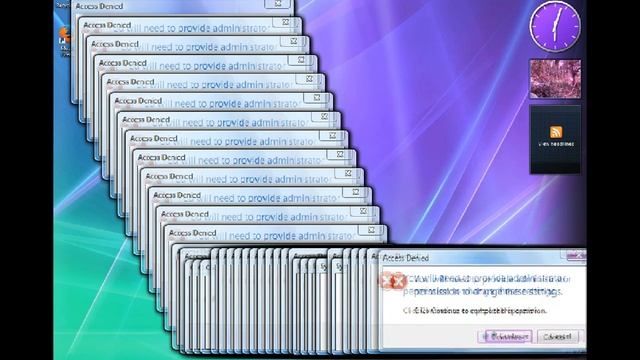 Windows Vienna Crazy Error (Window Animation fixed) смотреть онлайн