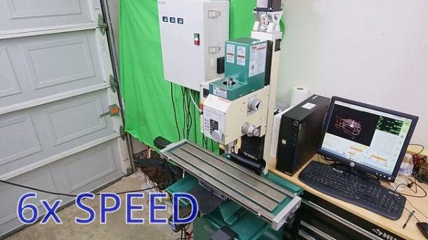 Simulated CNC Milling - Running G-Code on LinuxCNC & G0704 CNC Conversion