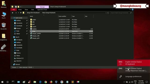 How To Install Zawgyi Font & Keyboard In Windows 10 [Latest 2019 Method] смотреть онлайн