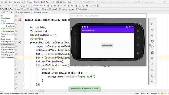 Lớp ViewModel trong Android смотреть онлайн