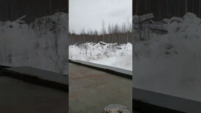 MTLB. Вездеход МТЛБ на зимнике. смотреть онлайн