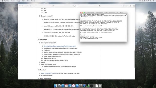 Mój pierwszy Hackintosh #6: Karta dźwiękowa ALC892 смотреть онлайн
