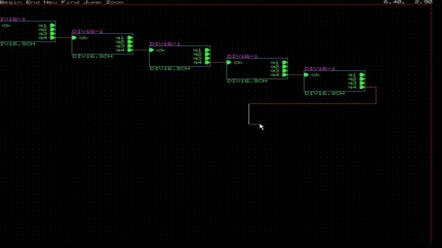 FPGA design in MS-DOS Nostalgia (Xilinx / OrCAD) смотреть онлайн