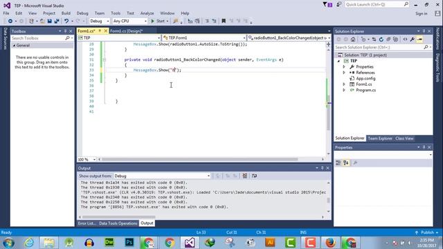 053 - K - C# RadioButton BackColorChanged Event Handler смотреть онлайн