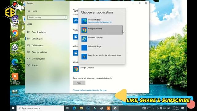 HOW to change DEFAULT BROWSER in windows 10 ...Step by Step process... смотреть онлайн