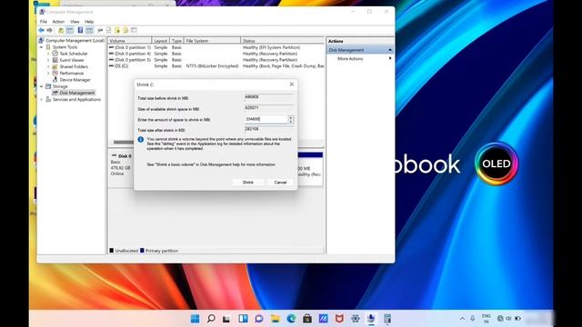 How To Disk Partition In Windows 11 | Create New Volume In Windows| Hard Drives Partition | C Drive смотреть онлайн
