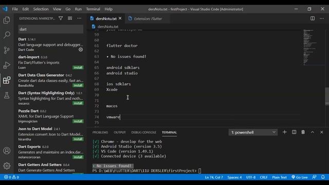 #24-06-2020 Online: Mobil Programlama Dersi | Flutter Kurulumu смотреть онлайн