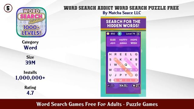 Top 10 Word Search Games Free For Adults Android Games смотреть онлайн
