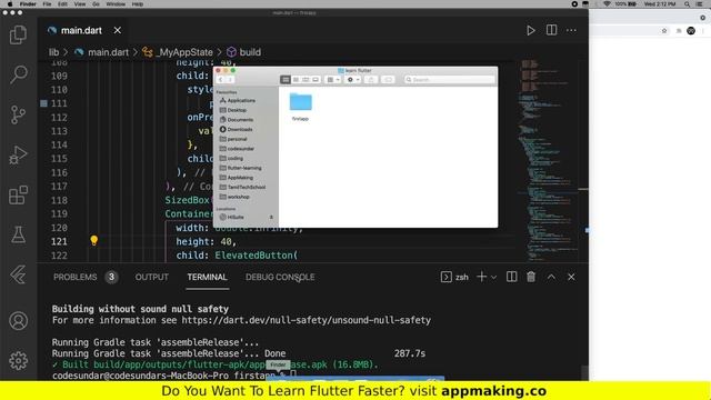 14. How to Generate Release APK in Flutter | Flutter For Beginners #14 смотреть онлайн